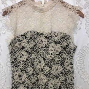 White House Black market lace top